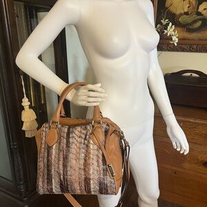 Abro Leather Satchel/Crossbody
